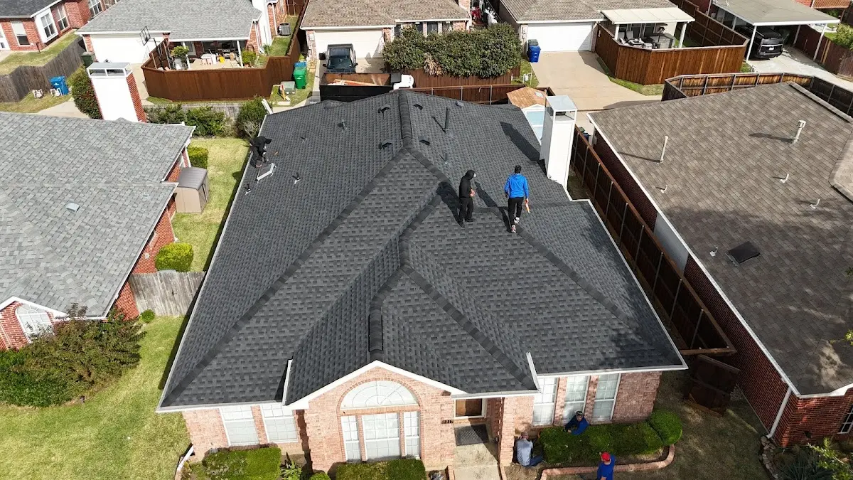 Commercial Roofing work in progress on a Palm Coast property